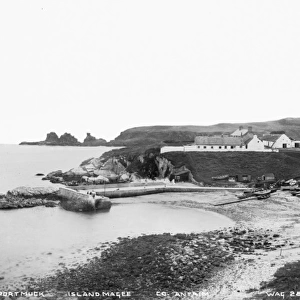 View of sea side bungalows at Millisle