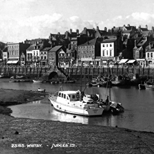 View of Whitby Harbour, North Yorkshire
