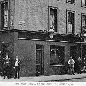 View of The York Arms pub, Curzon Street, London