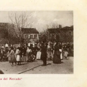 Vilagarcia de Arousa, Pontevedra, Galicia, Plaza del Mercado