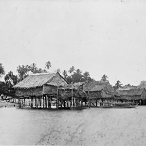 Village at Dobbo, Moluccas, Indonesia