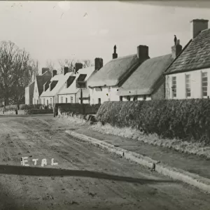 The Village, Etal, Cornhill-on-Tweed, Northumberland, England. Date: 1920s