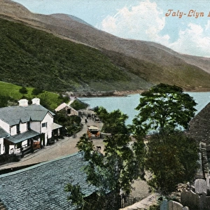The Village, Lake & Church, Taly Llyn - Talyllyn, Breconsh