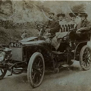 Vintage Car, England. Date: 1902