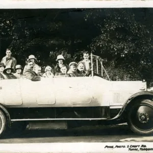 Vintage Charabanc, Torquay, England