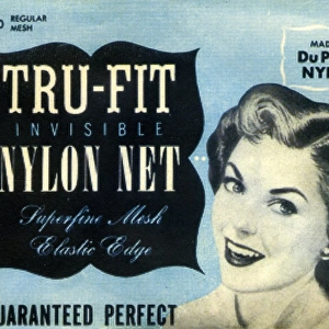 Vintage Hairnet Packaging - Tru-fit Nylon Net