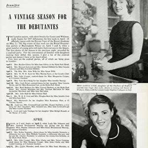 A Vintage Season for Debutantes