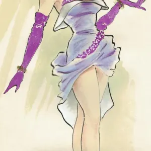 Violet - Murrays Cabaret Club Print Violet - Murrays Cabaret Club Print
