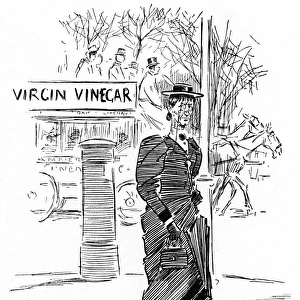 Virgin Vinegar - Cruel labelling of a stern Victorian lady