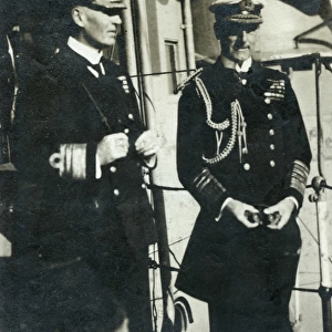 Viscount Jellicoe and Vice Admiral Sir Frederick Field