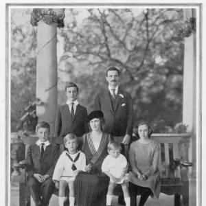 Viscount and Viscountess Astor and their children