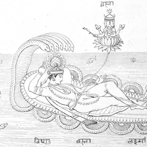 Vishnu and Lakshmi, Hindu gods
