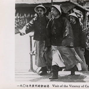 A visit of the Viceroy of Canton to Hong Kong