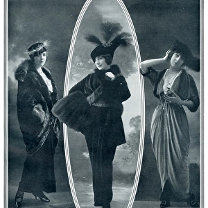 Vogue for velvet and fur 1913