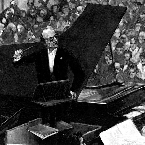 Von Bulow conducts Piano concerto, 1892
