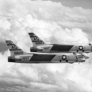 Two Vought F8U-1P Crusaders 5622 and 6883