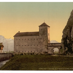 Voury, the Port du Scex (Gate of Scex), Valais, Switzerland