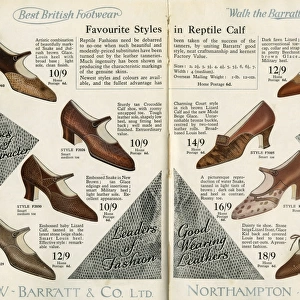 W Barratt & Co Ltd shoe catalogue, shoes