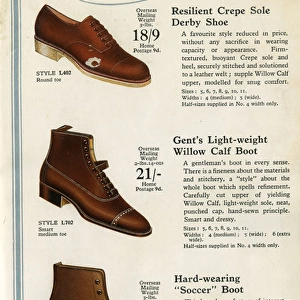 W Barratt & Co Ltd shoe catalogue, shoes and boots