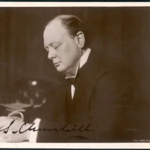 W Churchill / Pcard / 1933