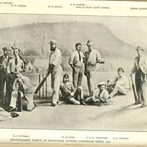 W G Grace and Cricket Team, Montreal, Canada