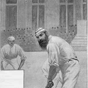 W G Grace at the wicket