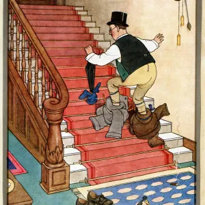 W Heath Robinson - Precautions to Muffle Footsteps