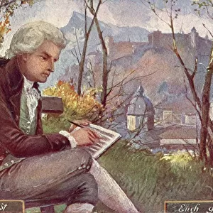 Wa Mozart Composing