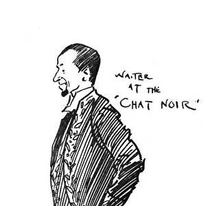 Waiter at the Chat Noir - Paris, France
