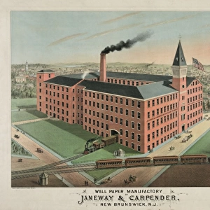 Wall paper manufactory of Janeway & Carpender, New Brunswick