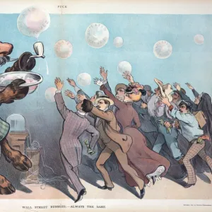 Wall street bubbles; - always the same