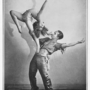 Wallace and Sanna in one of their adagio dance numbers, 1928