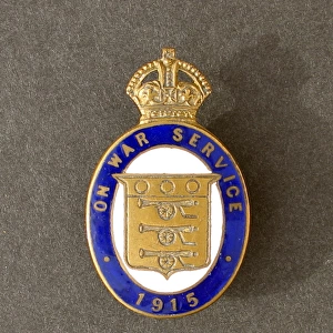 War Badge On War Service 1915 Reg No 9859