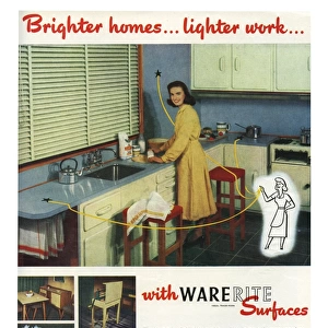 Ware rite surfaces advertisement