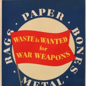 Wartime salvage poster