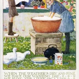 Washing Day by Millicent Sowerby