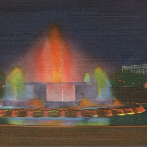 Washington DC, USA - New Illuminated Fountain