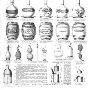 Water coolers, spirit barrels, etc, Plate 41