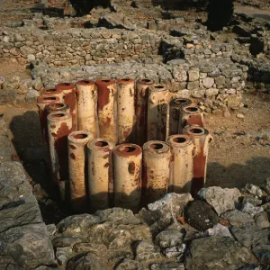 Water filters. Amphoras. Empuries. Spain