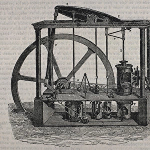 Watt steam engine, first type of steam engine