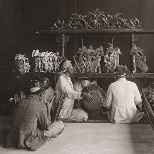 Wayang puppet theatre of Bali, Indonesia