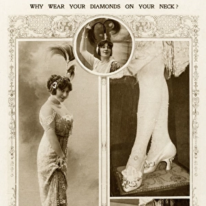 Why wear your diamond on your neck? 1913