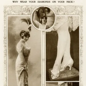 Why wear your diamond on your neck? 1913