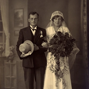 Wedding couple, c. 1930