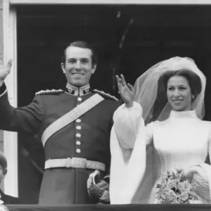 Le mariage de la princesse Anne. Le mariage de la princesse Anne.