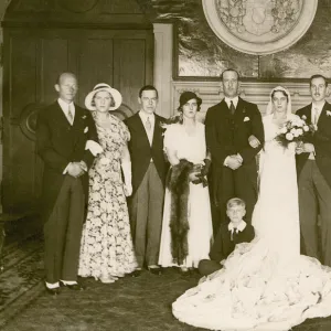 Wedding of Princess Theodora of Greece (1906-69), sister of the current Duke of Edinburgh