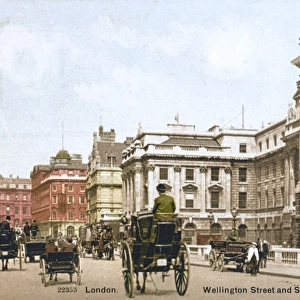 Wellington Street and Somerset House, London