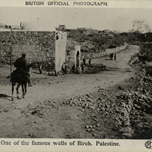 One of the wells of Al Bireh, Palestine, WW1