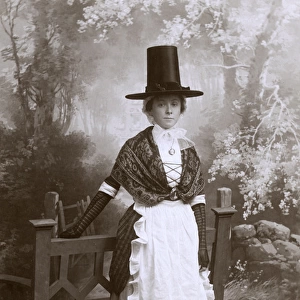 Welsh Woman in traditional costume
