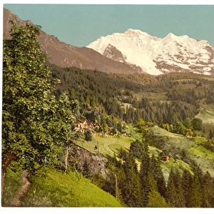 Wengen, Pension Lauerner and Jungfrau, Bernese Oberland, Swi